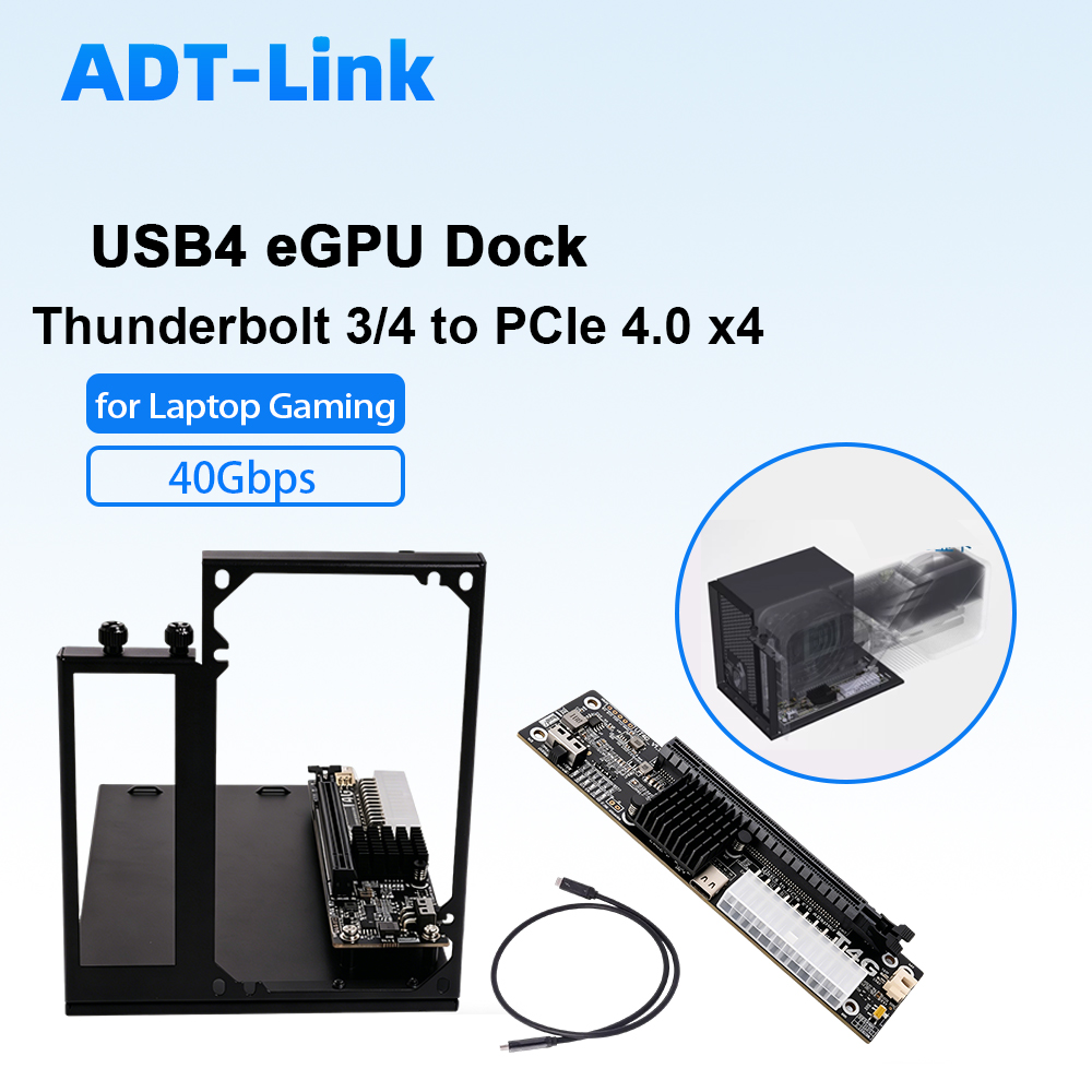 Thunderbolt 4 External Gpu Enclosure - ADT-Link USB4 eGPUドック Thunderbolt 3 /