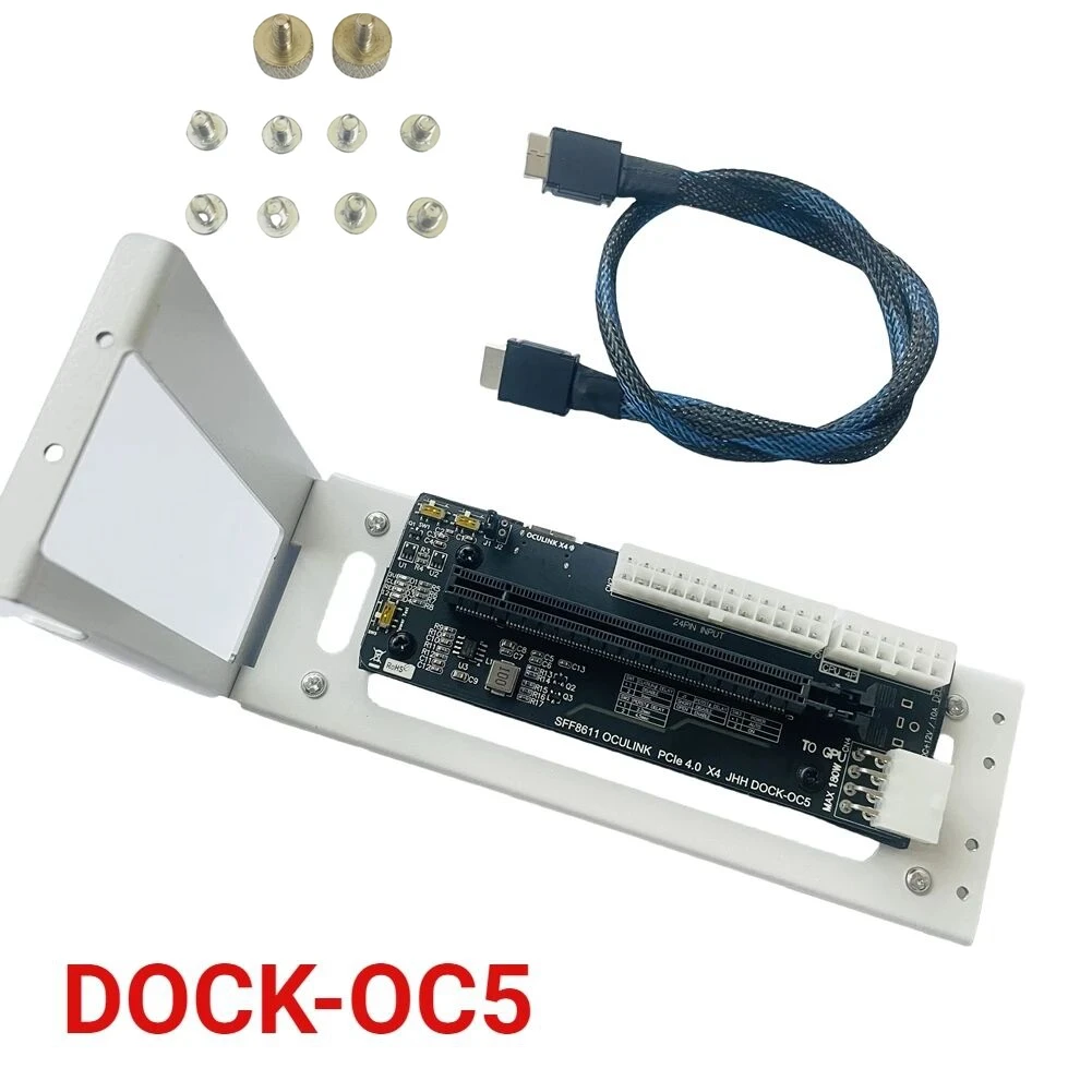 Oculink Egpu Dock Graphics Card - 外部ラップトップグラフィックカード、gpuドック、拡張カードアダプター、oculink用egpuケース、m.2 nvme、pci-e 4.0、x4、gen4、fsas nvme