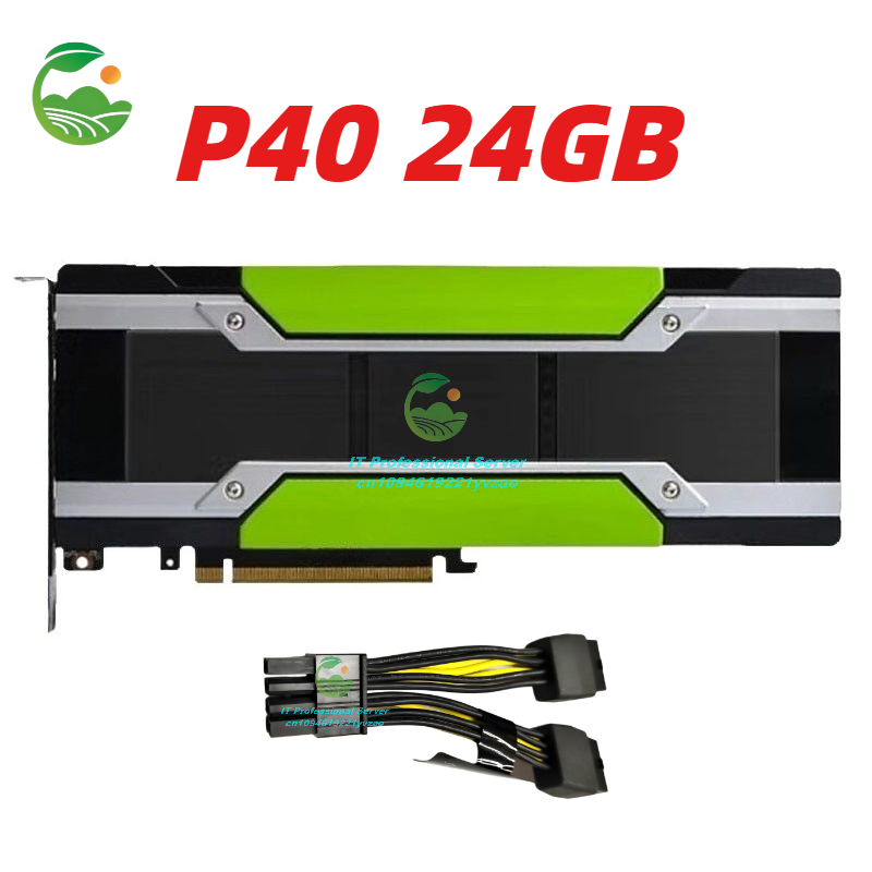 Ai Deep Learning Workstation Gpu 24Gb - P40 24GB GDDR5 GPUアクセラレータカード、HPCディープラーニングAIトレーニング、PCIe 3.0 X16、8ピンEPS12V、サーバー/ワークステーション用