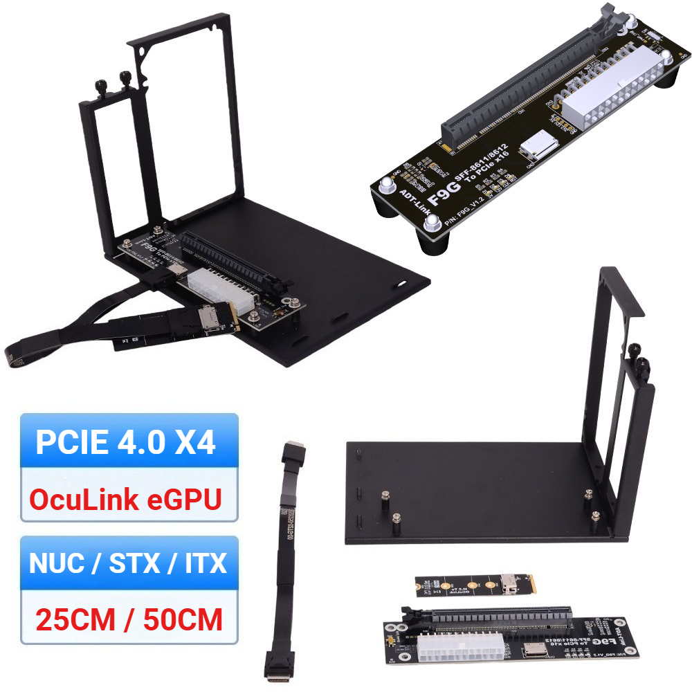 Oculink Egpu Dock Graphics Card - F9G-BK7 EGPU Oculink GPUドック PCIe 4.0