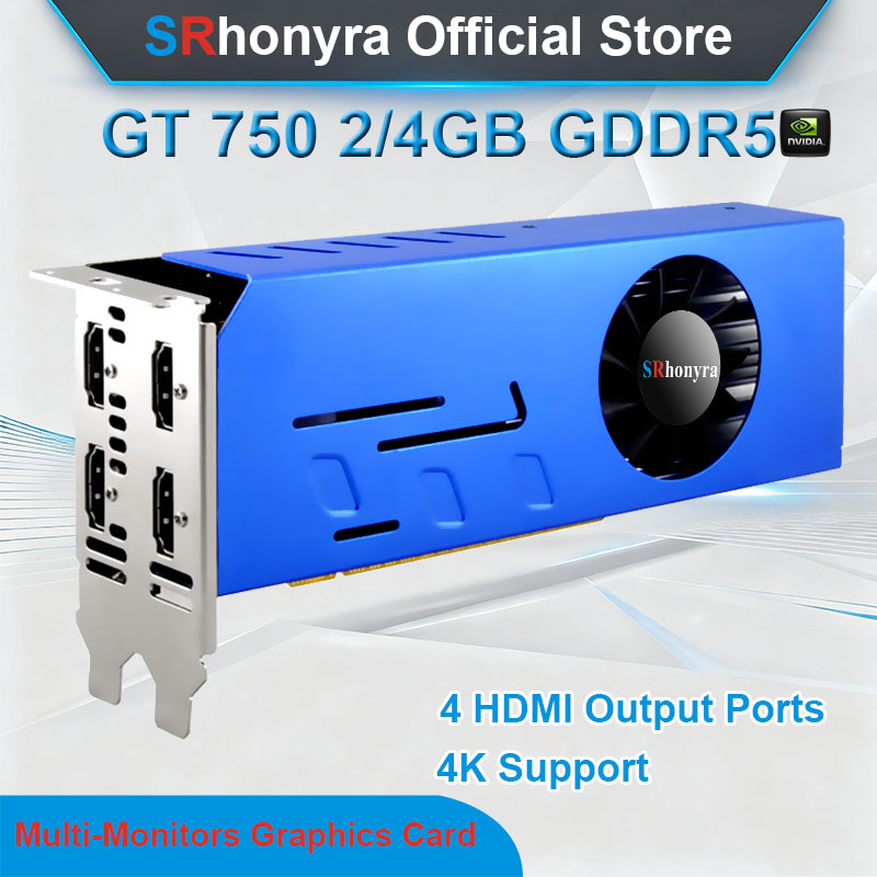 SRhonyra GeForce GTX1660S 1050 - 4 Hdmi Multi Monitor Video Card 4K のレビューと価格