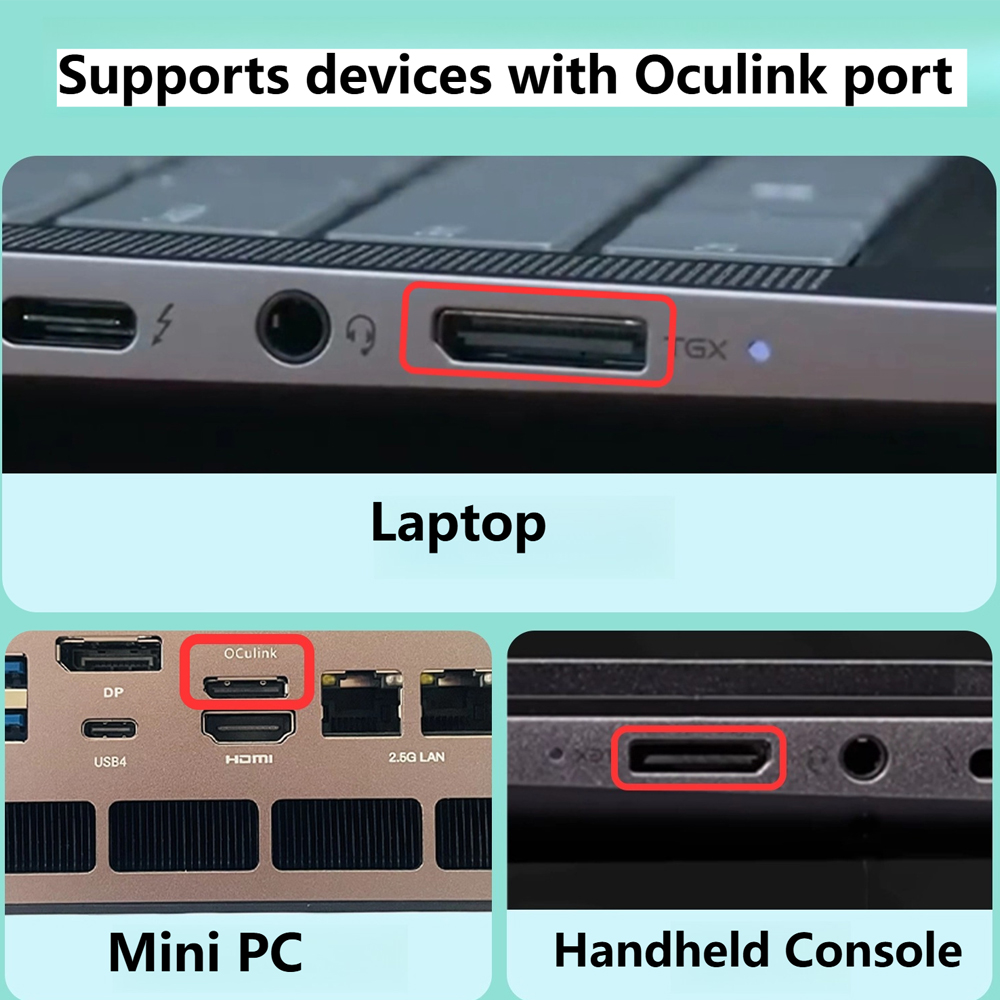 Oculink eGPU グラフィックスカードドック ノート - Oculink Egpu Dock Graphics Card のレビューと価格
