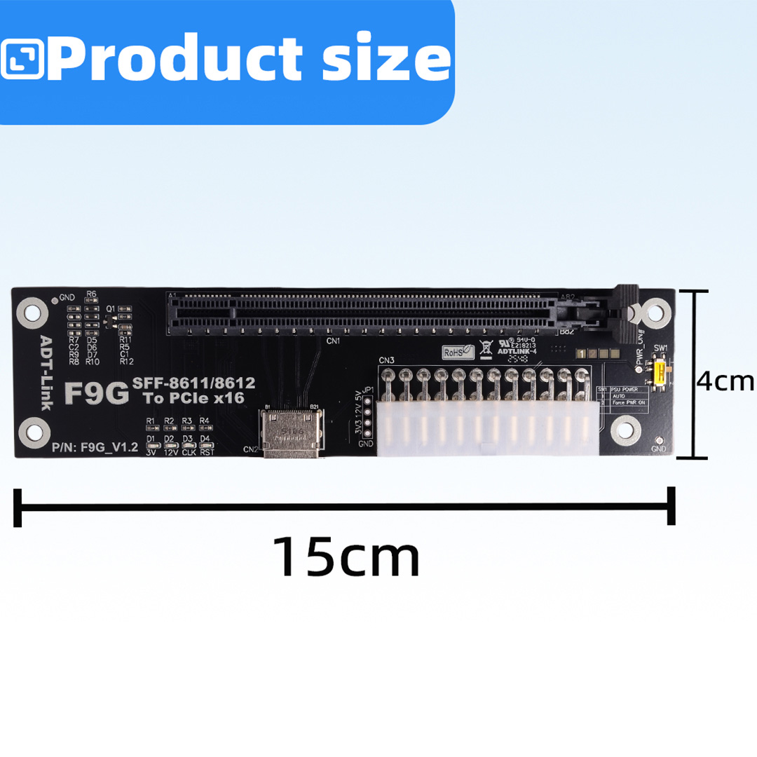 OCuLink SFF-8611/8612 - PCIe X - Oculink Egpu Dock Graphics Card のレビューと価格
