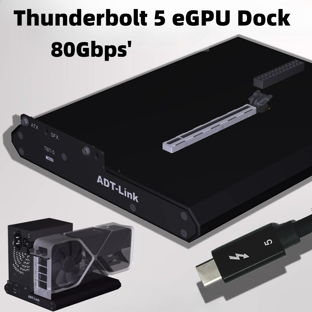 ADT Thunderbolt-5/4/3 外付けGPUドッ - Thunderbolt 4 External Gpu Enclosure のレビューと価格