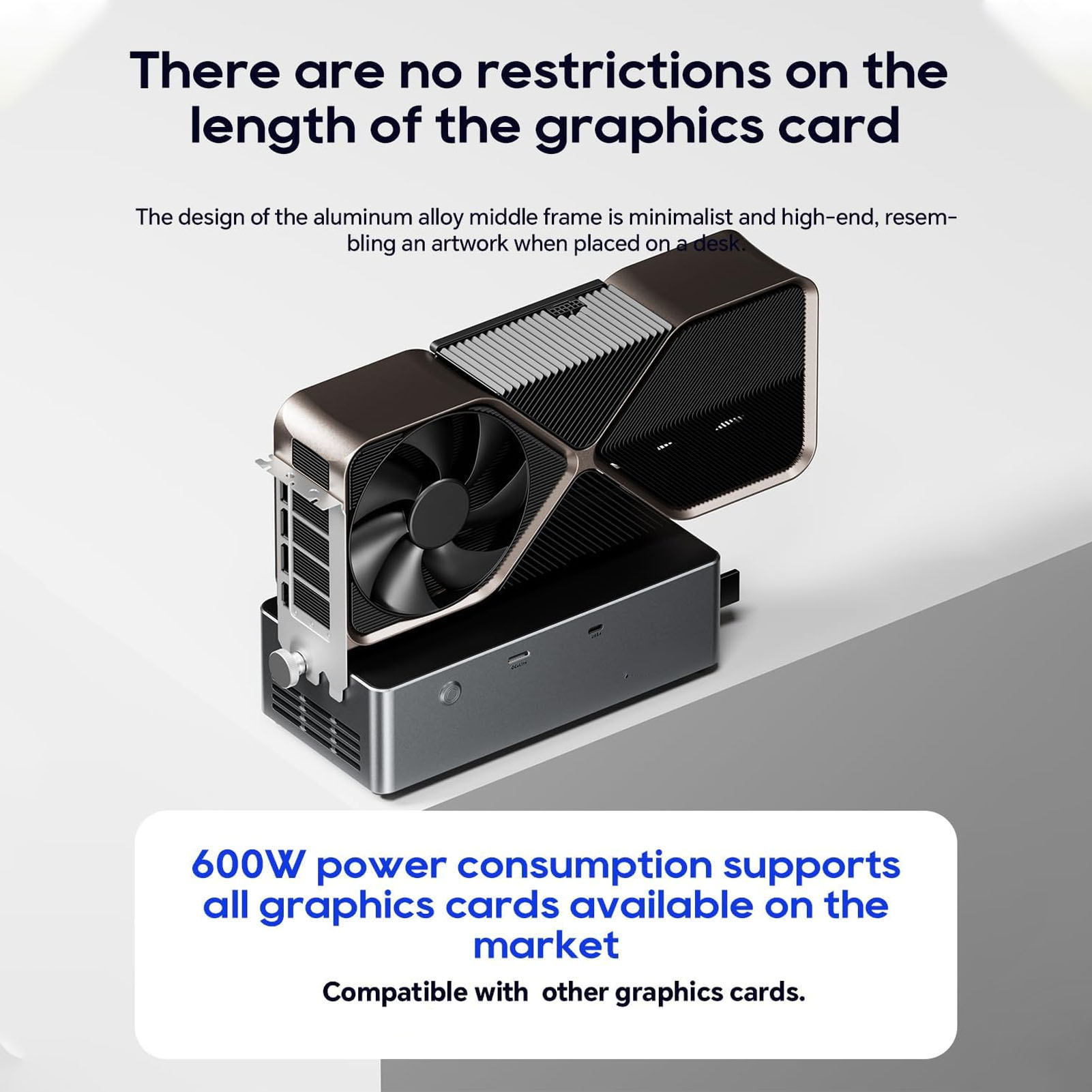 800W PSU PCIe 4.0 X4 外付けGPUドック - Oculink Egpu Dock Graphics Card のレビューと価格